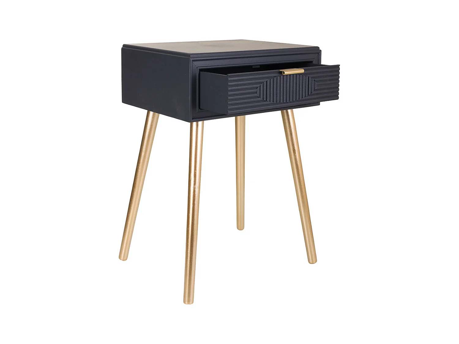 Tavolo in legno grigio scuro 47x39x67h