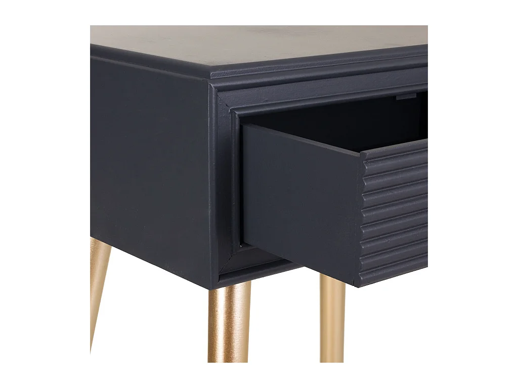 Tavolo in legno grigio scuro 47x39x67h