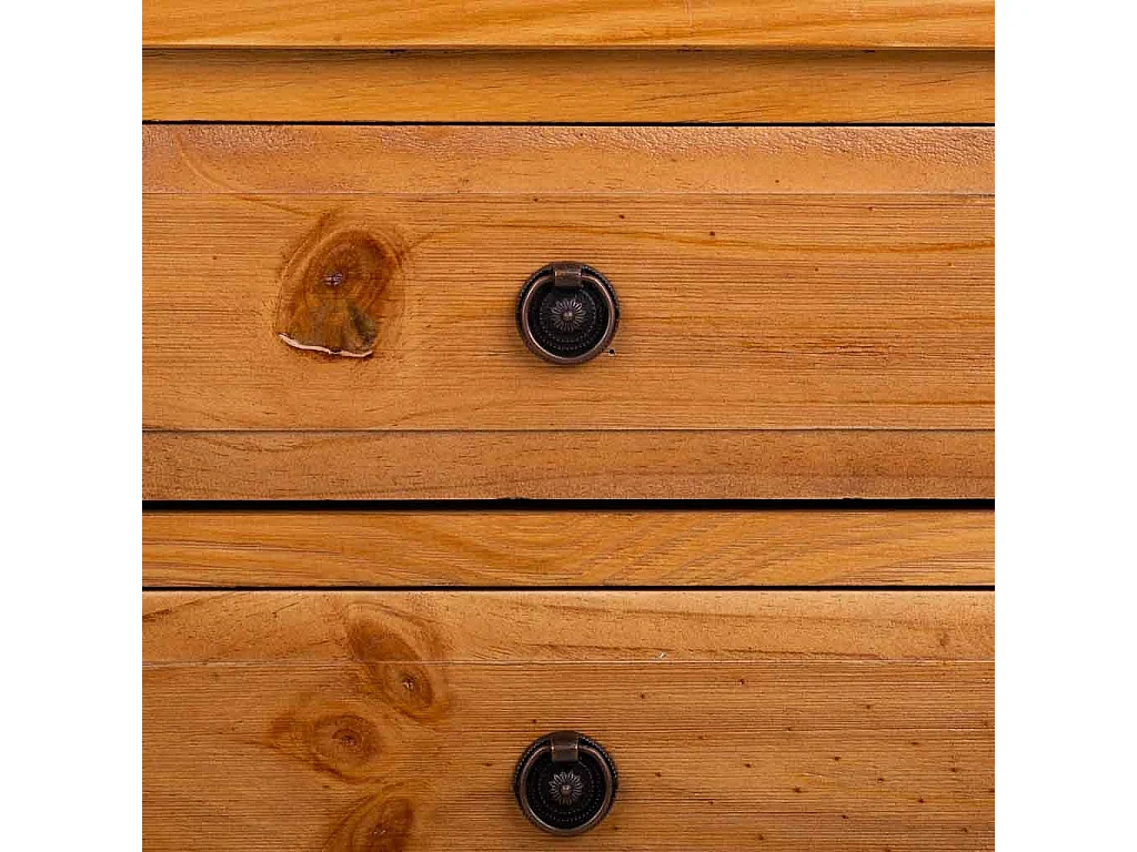 Mesita de madera marrón 47x37x62