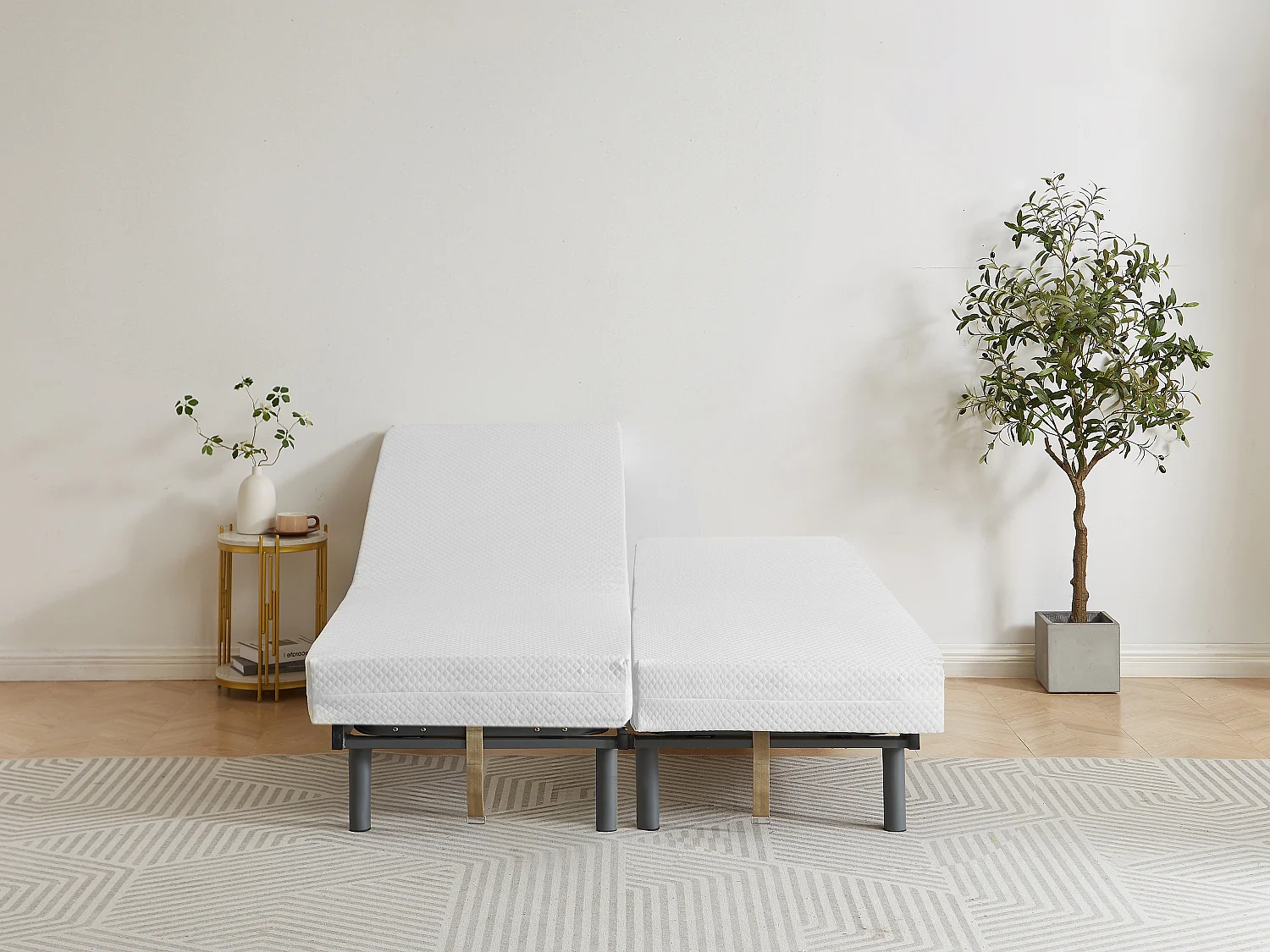 Lattenrost 3 Zonen verstellbar ErgoOpti Komfort - 80 x 200 cm