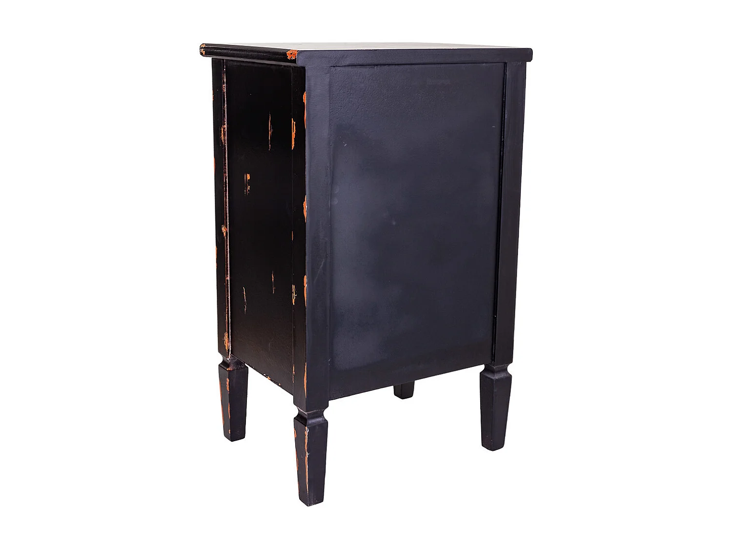 Table de chevet En Bois Noir 48x36x76h