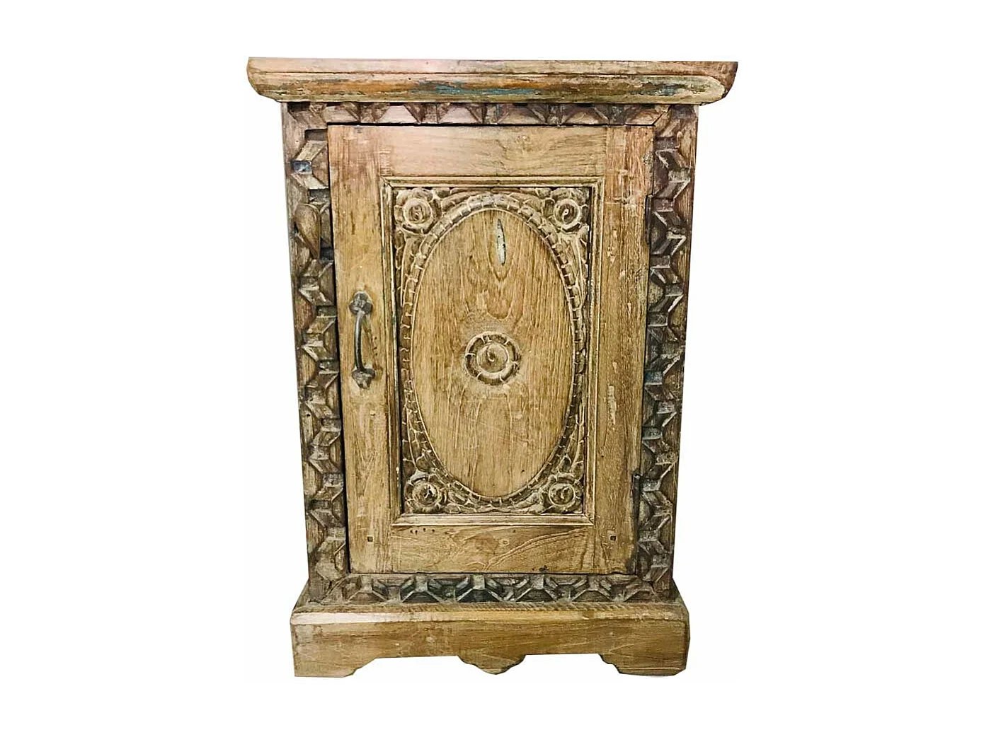 Mesa de cabeceira de madeira 48x28x70