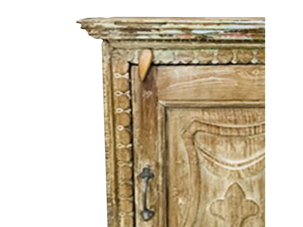 Brauner Nachttisch aus Holz 53x29x72