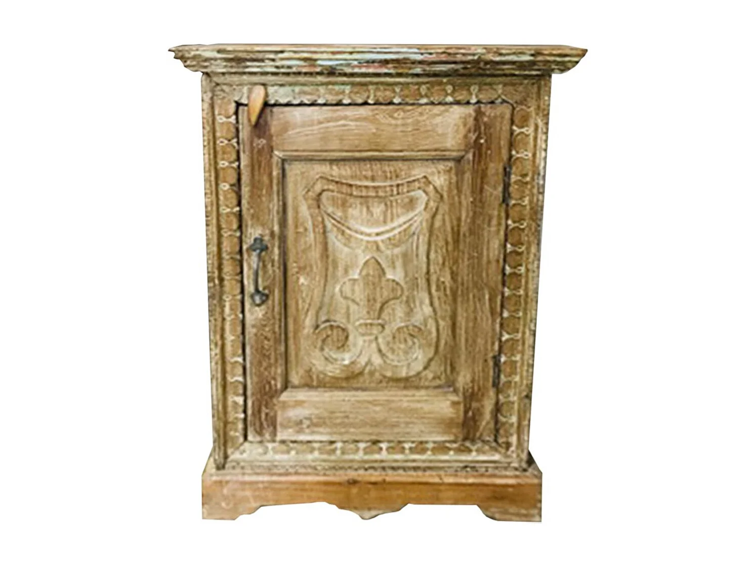 Brauner Nachttisch aus Holz 53x29x72