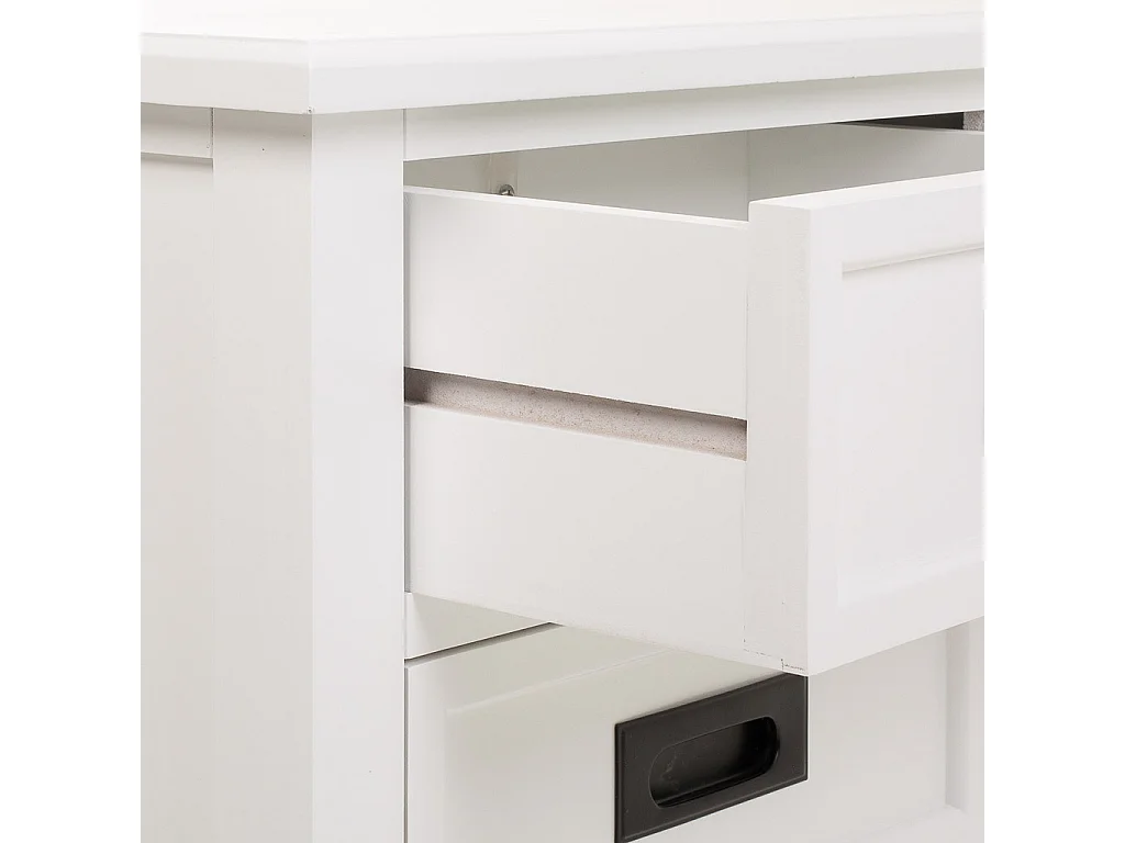 Mesita de madera blanca 45x35x60