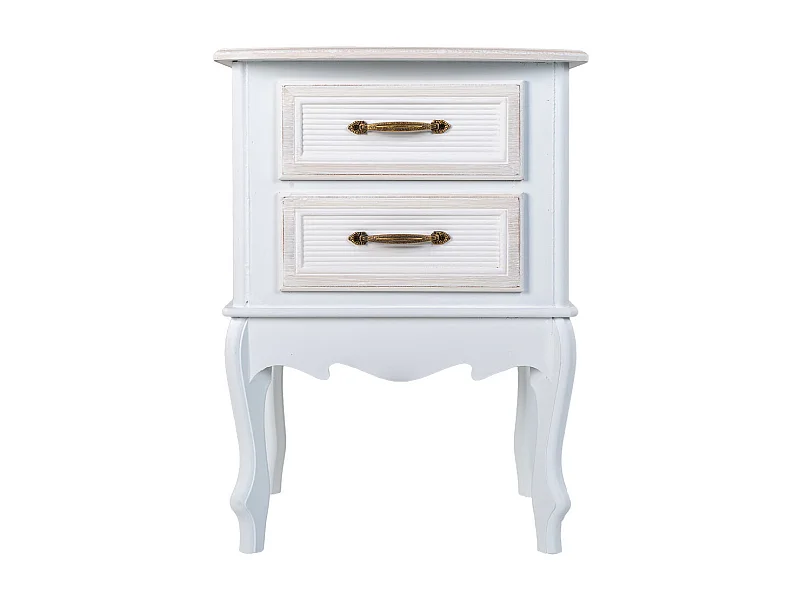 Table de chevet En Bois Blanc 42x34x57h