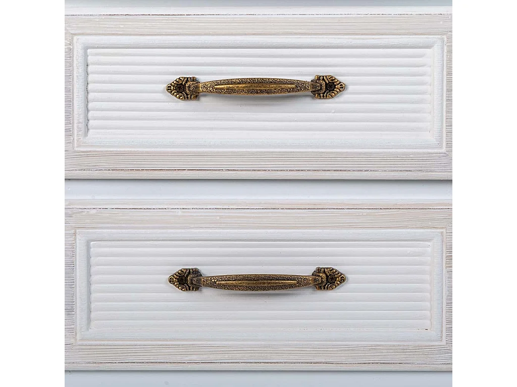 Mesita de madera blanca 42x34x57