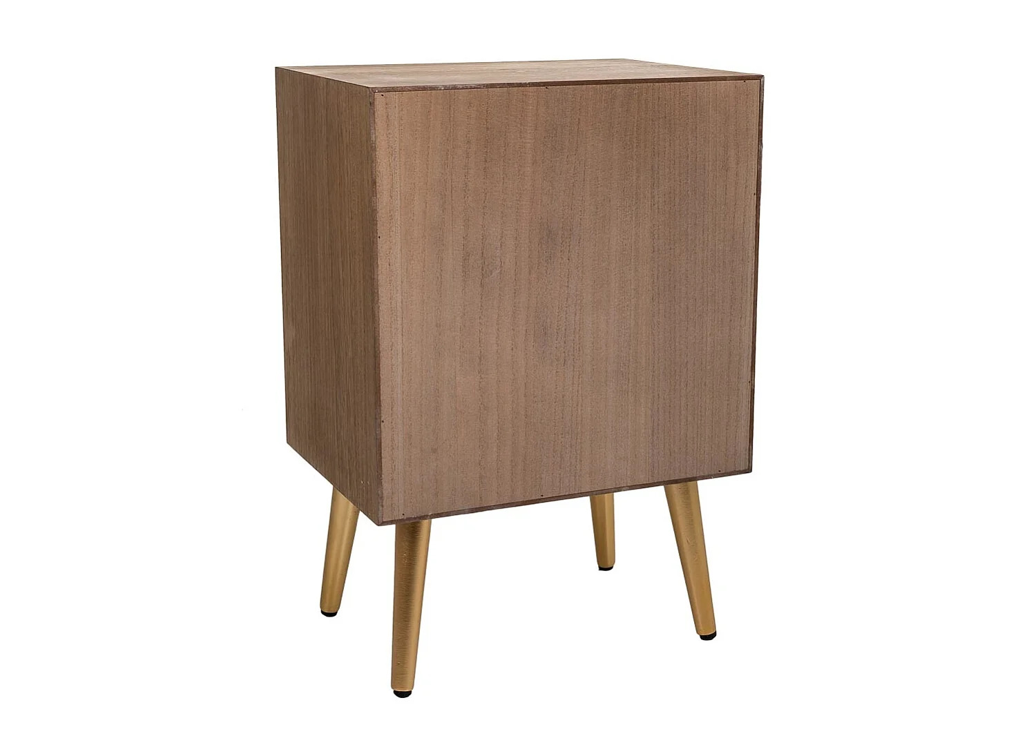 Brauner Nachttisch aus Holz 44x35x65