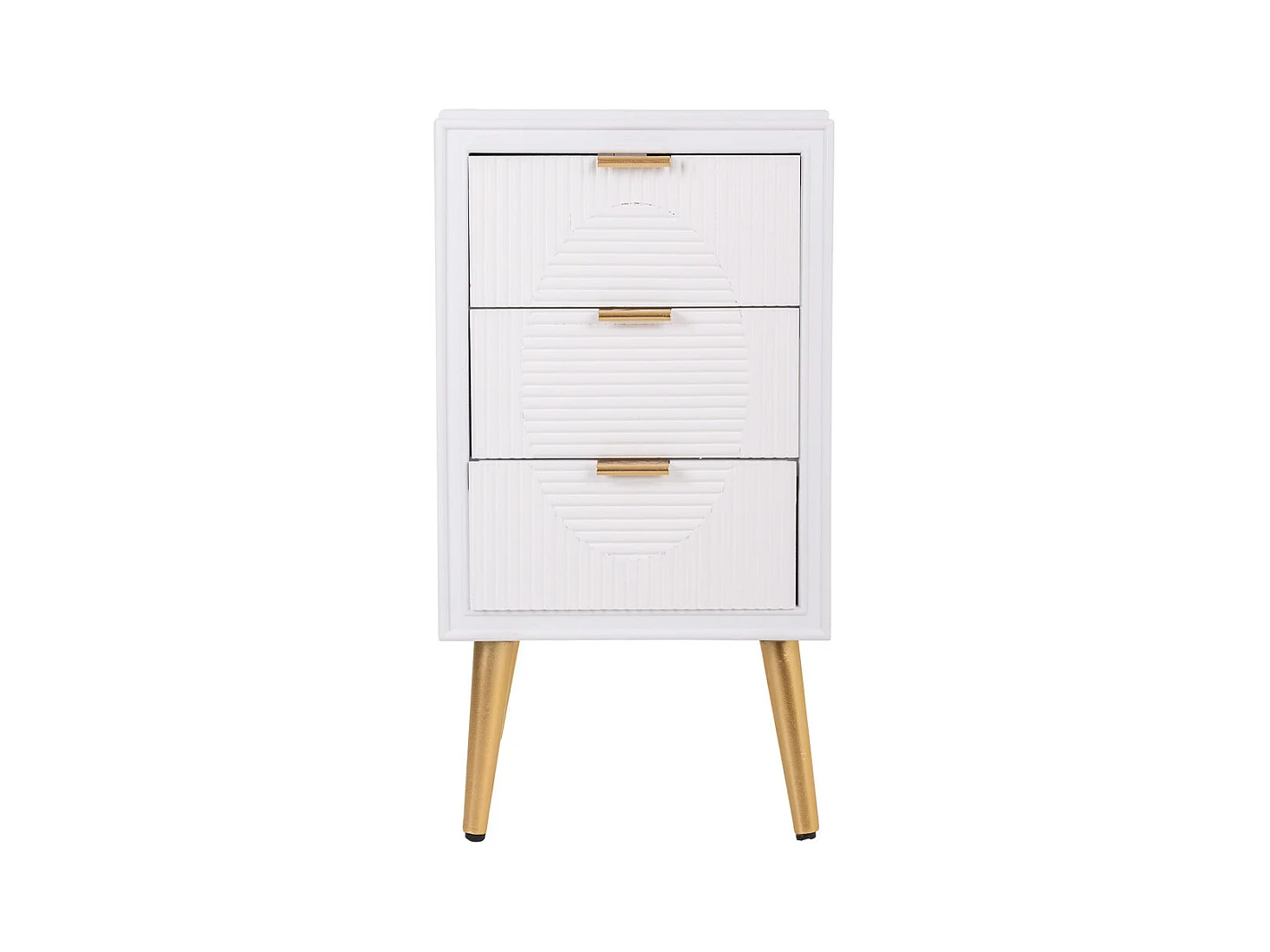 Mesita de madera blanca 39x36x72,5