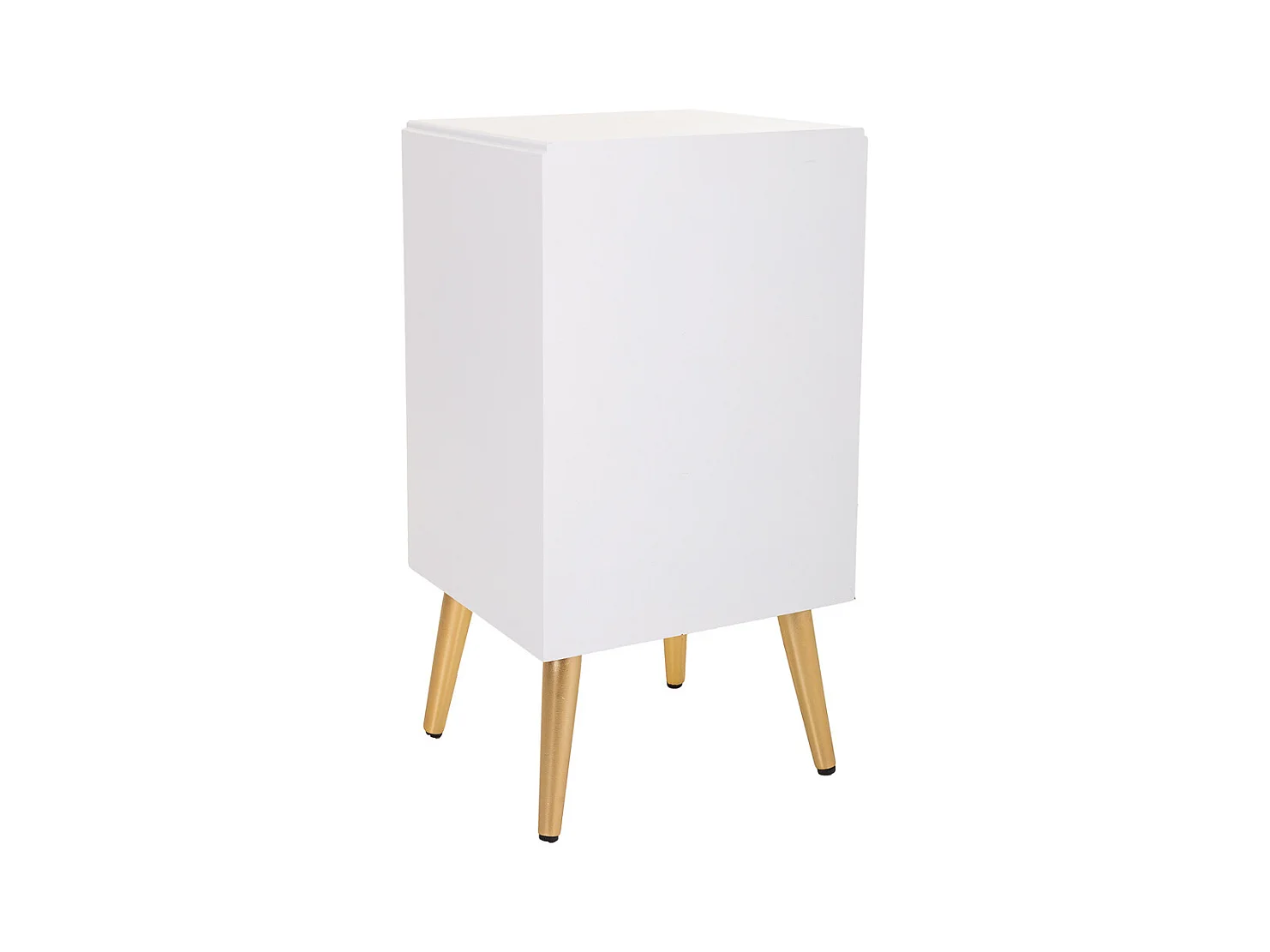 Mesita de madera blanca 39x36x72,5