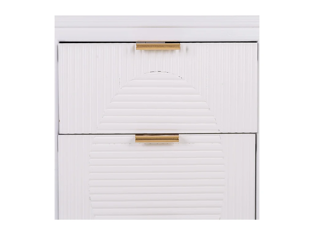 Mesita de madera blanca 39x36x72,5