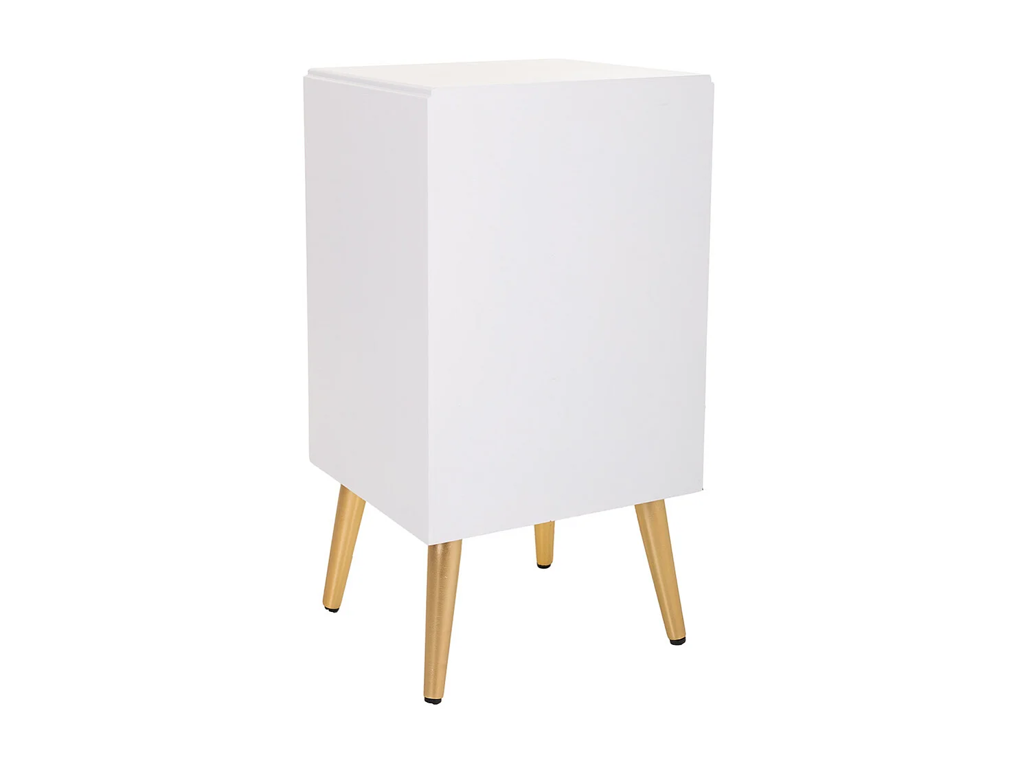 Mesita de madera blanca 39x36x72,5