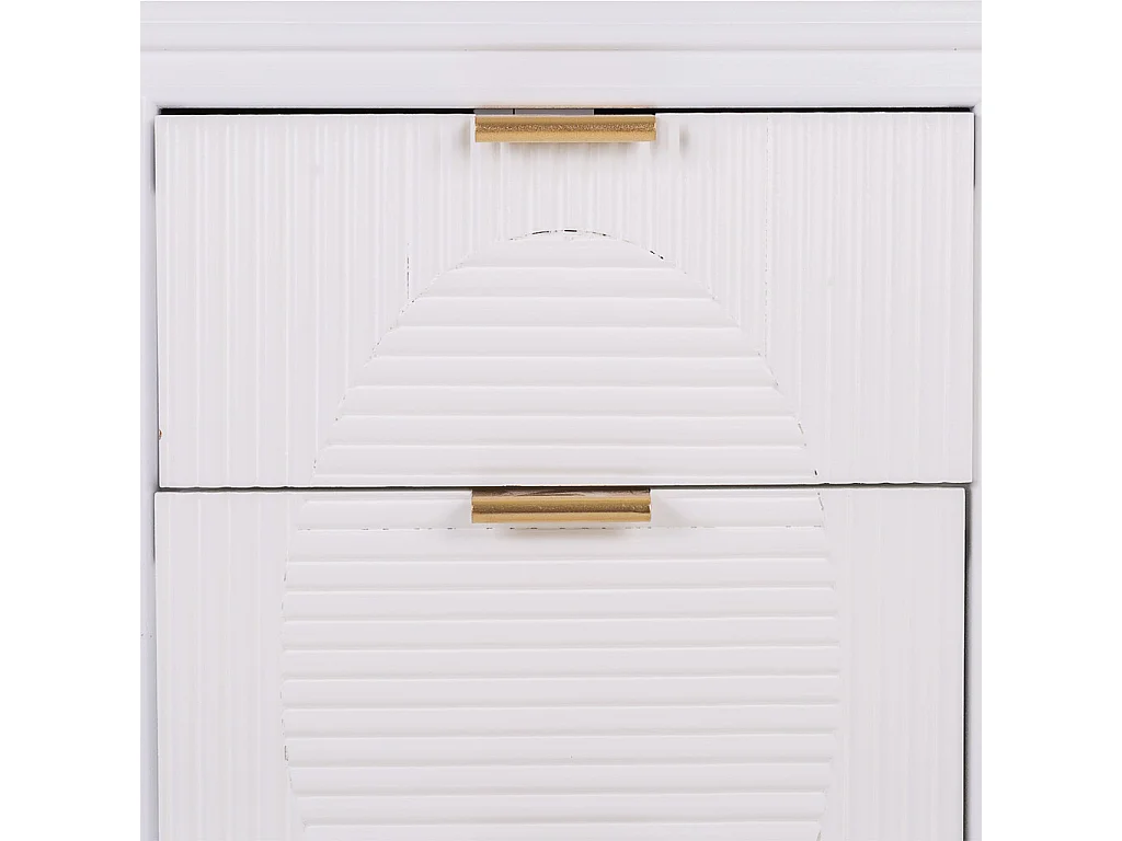 Mesita de madera blanca 39x36x72,5