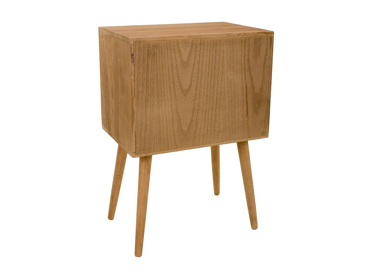 Brauner Nachttisch aus Holz 50x38x73