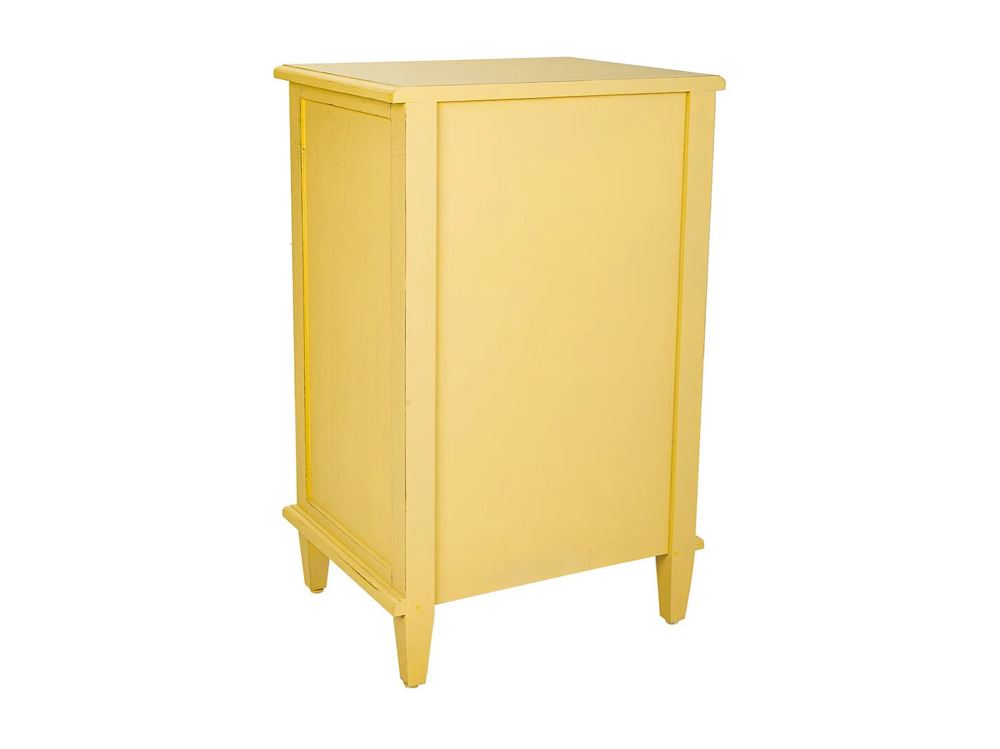 Comodino in legno beige 45x36x72