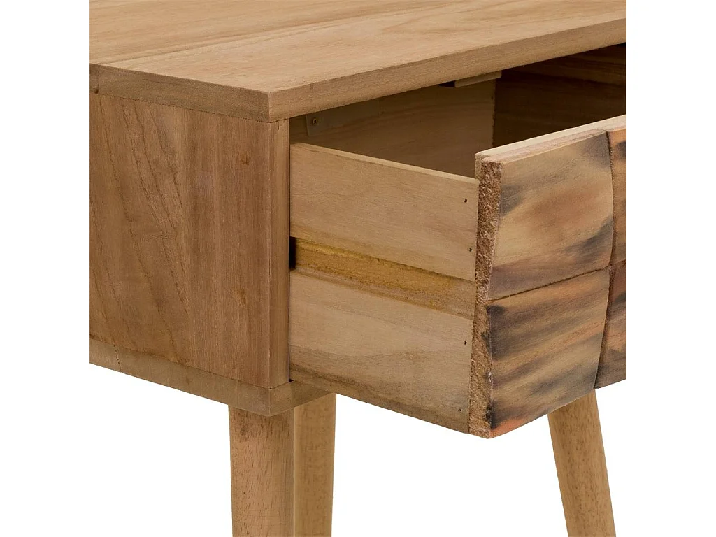 Brauner Nachttisch aus Holz 44x38x63