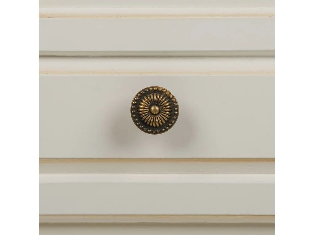 Mesa de cabeceira de madeira com 2 gavetas 37x33x53