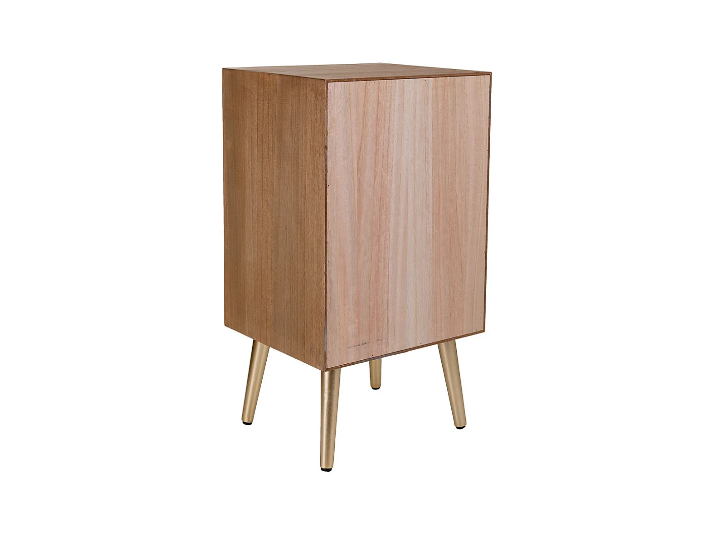 Comodino in legno marrone 40x35x71