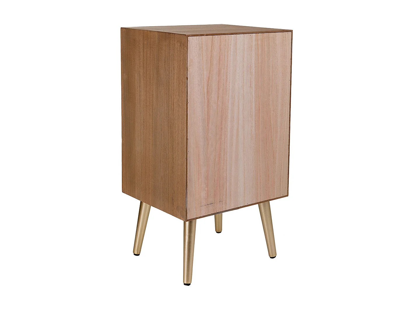 Table de chevet En Bois Marron 40x35x71h