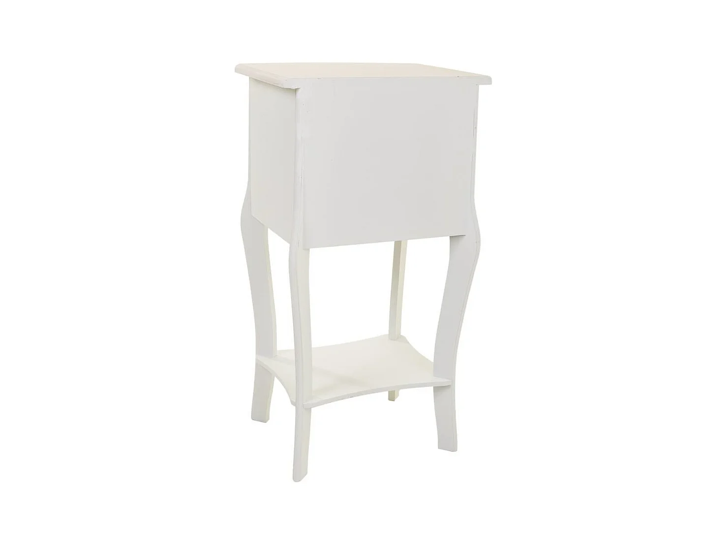 Mesa de cabeceira de madeira com 2 gavetas 38x31,3x71