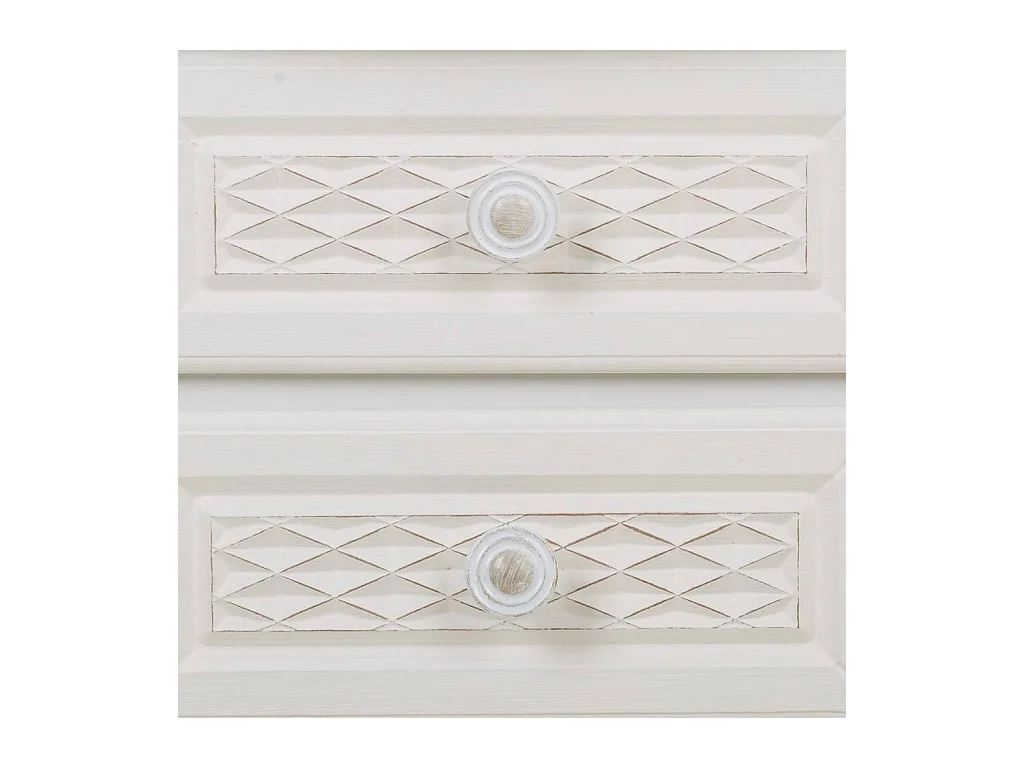 Mesa de cabeceira de madeira com 2 gavetas 38x31,3x71