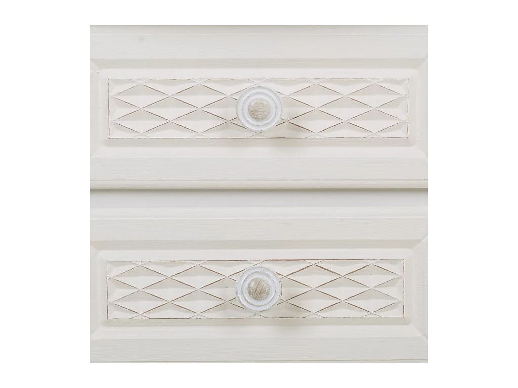 Mesa de cabeceira de madeira com 2 gavetas 38x31,3x71