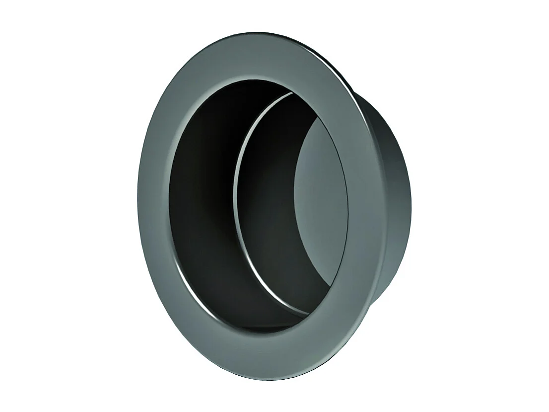 Porte Coulissante Athena Ral7035 Vitree H204 X L73 + Rail Alu Et Coquilles Gd Menuiseries