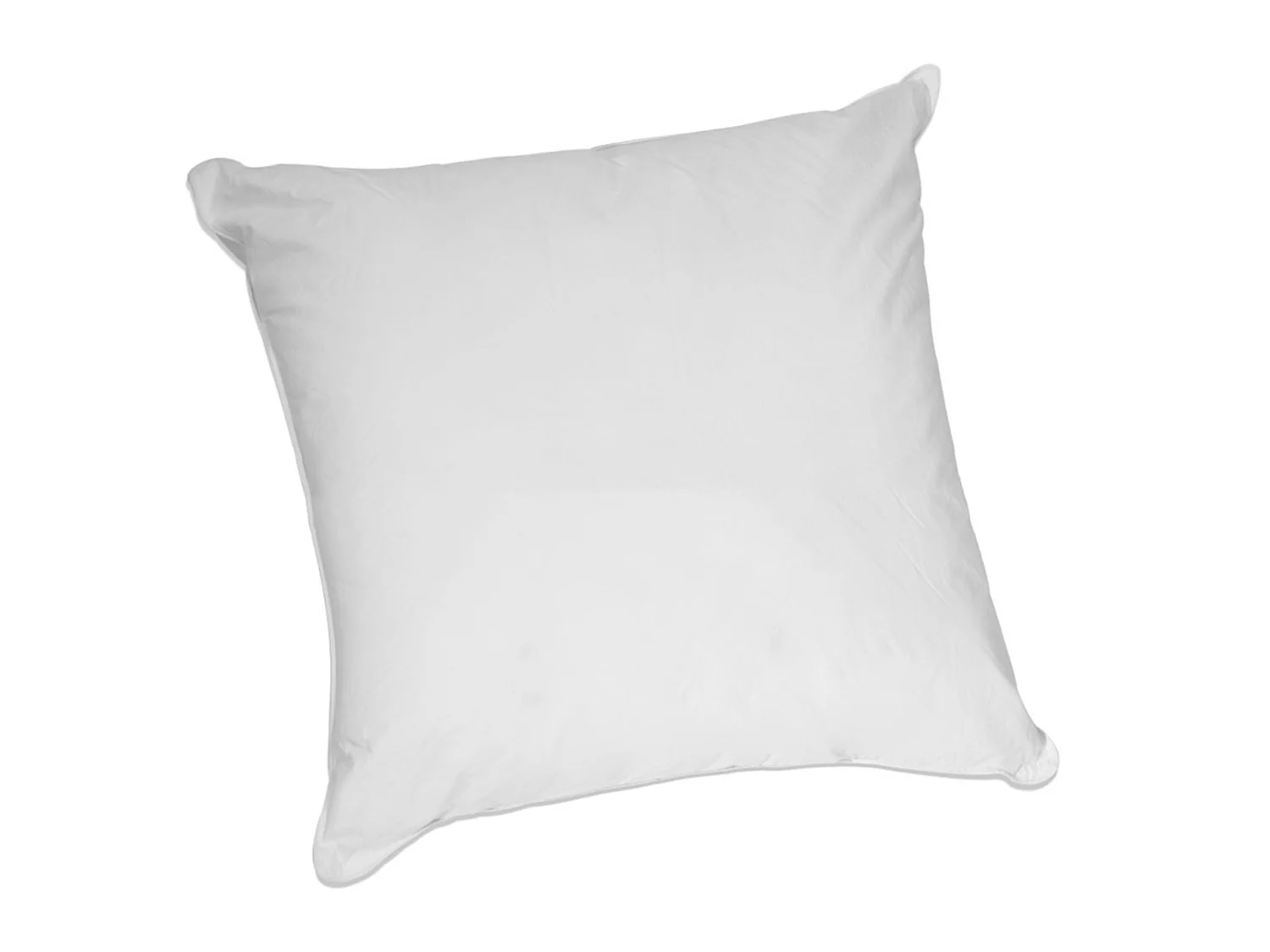 Set van 2 traagschuim hoofdkussen 60 x 60 cm - Perkaal katoen - 91 draden/cm² - 750 gr - Wit - AUXENCE