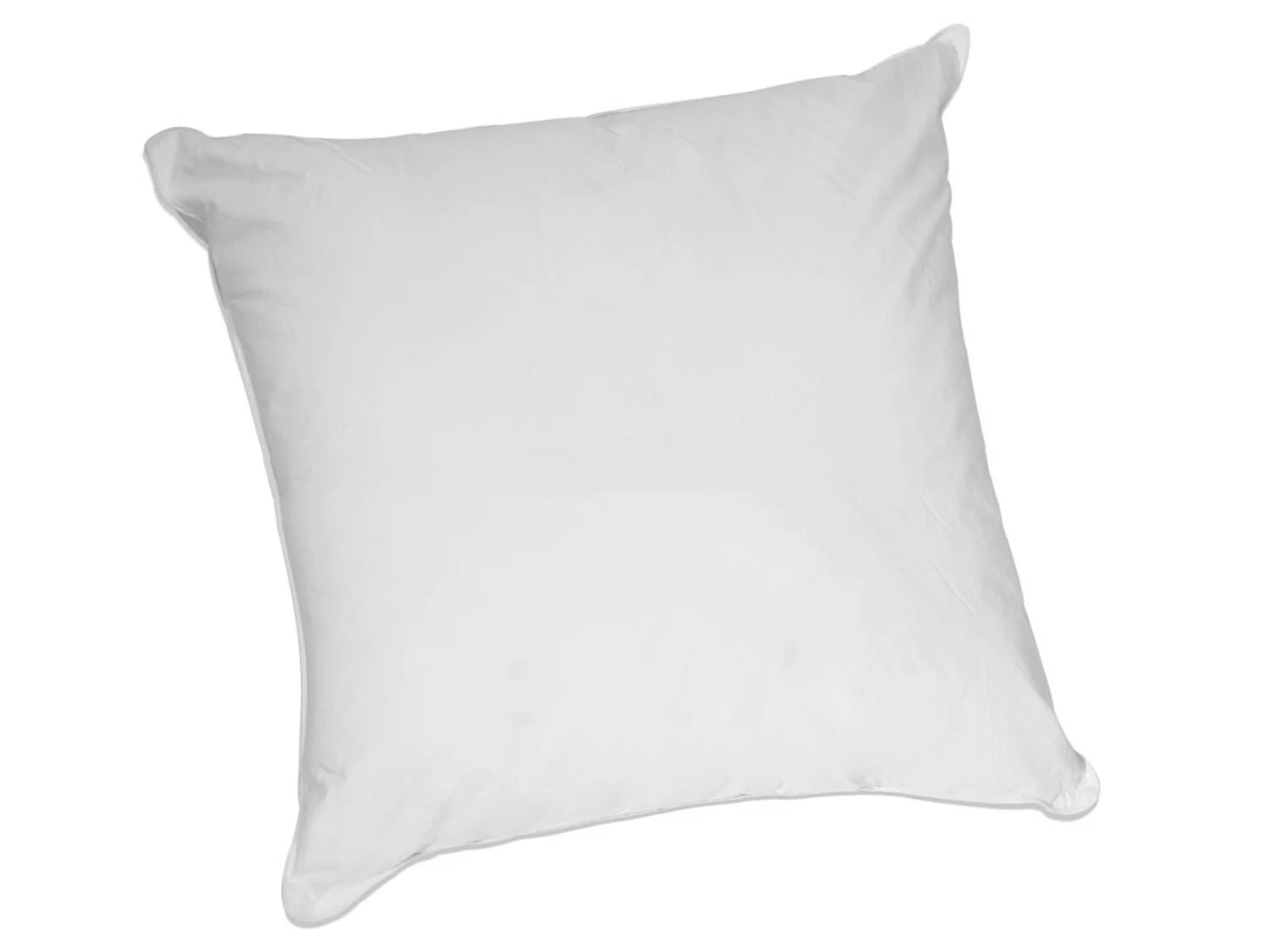 Set van 2 traagschuim hoofdkussen 60 x 60 cm - Perkaal katoen - 91 draden/cm² - 750 gr - Wit - AUXENCE