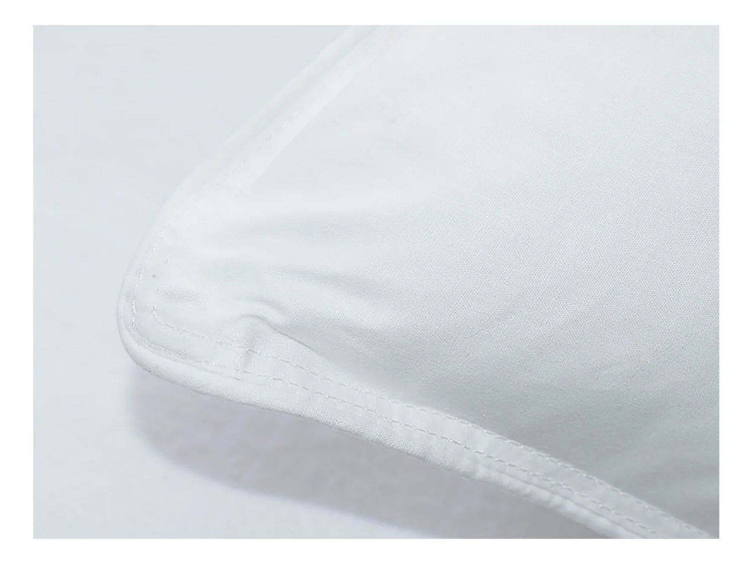 Lot de 2 oreillers mémoire de forme mémofill 50 x 70 cm - Percale de coton - 91 fils/cm² - 750 gr - Blanc - AUXENCE