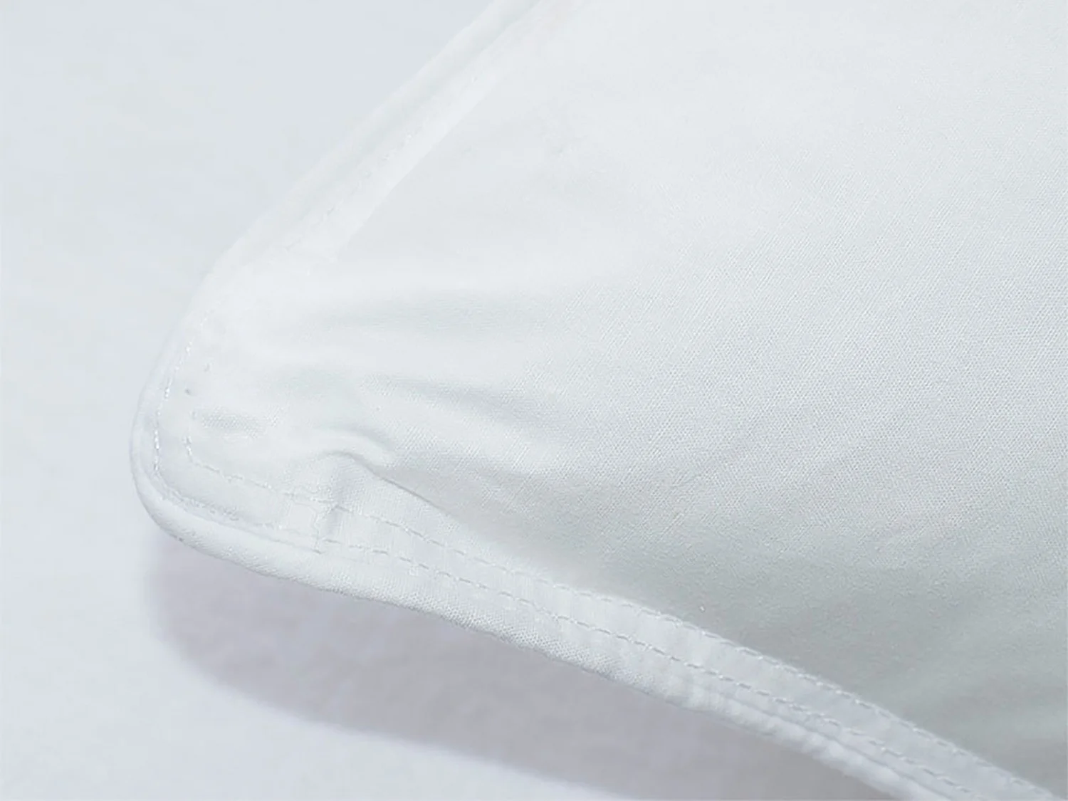 Lot de 2 oreillers mémoire de forme mémofill 50 x 70 cm - Percale de coton - 91 fils/cm² - 750 gr - Blanc - AUXENCE