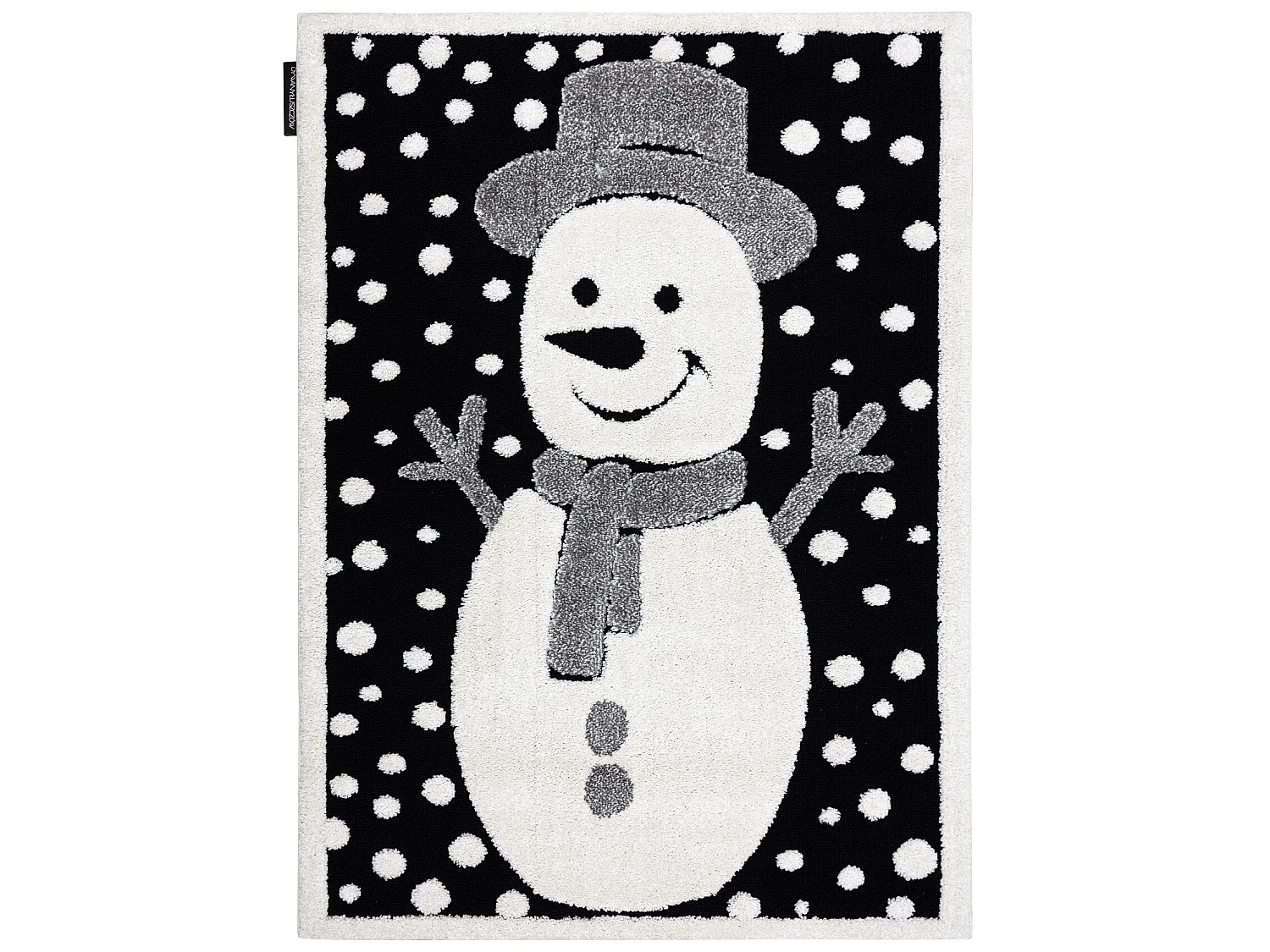 Kindertapijt JOY Snowman sneeuwman, voor kinderen - Structureel, twee  160x220 cm