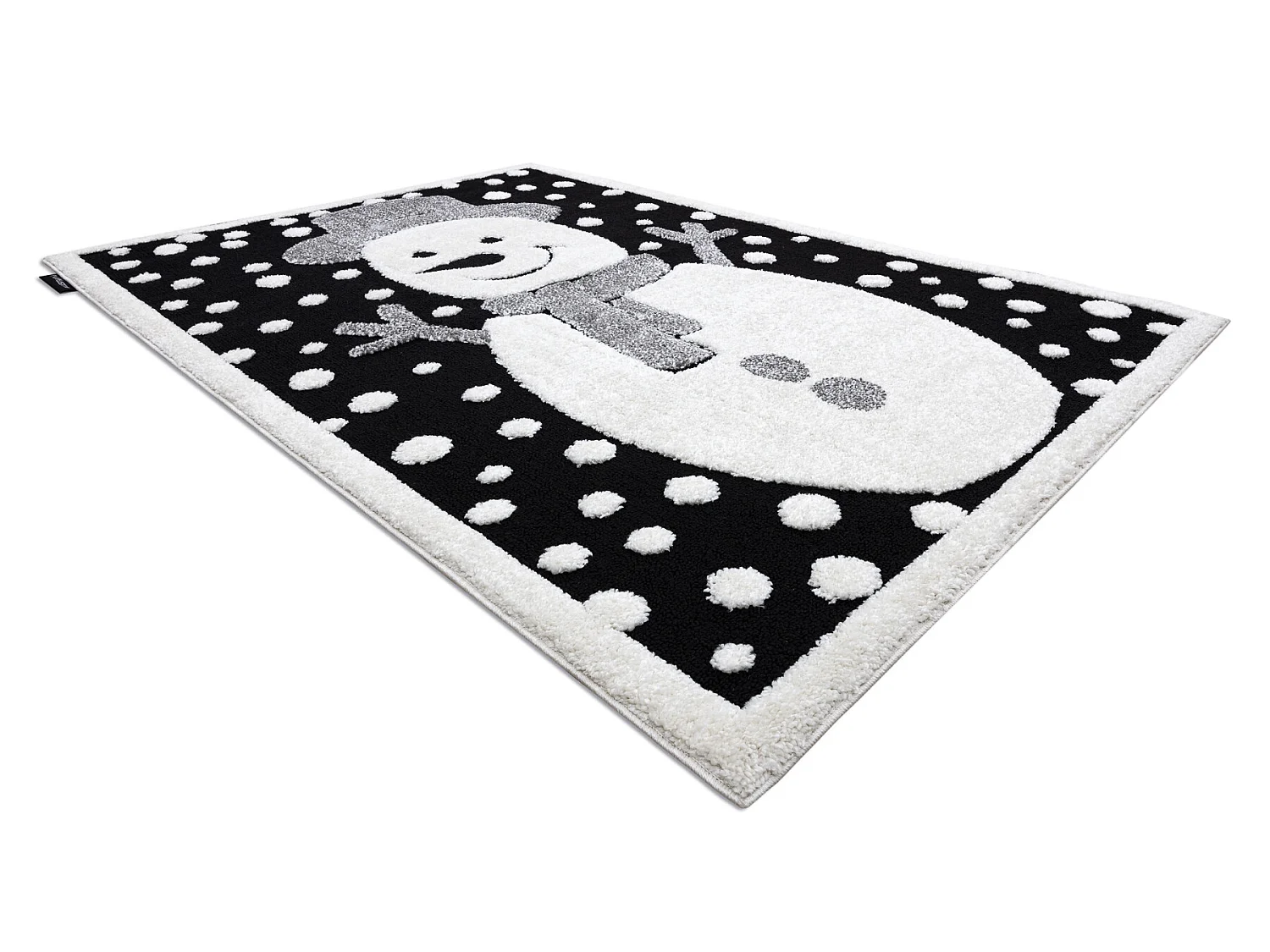 Kindertapijt JOY Snowman sneeuwman, voor kinderen - Structureel, twee  160x220 cm