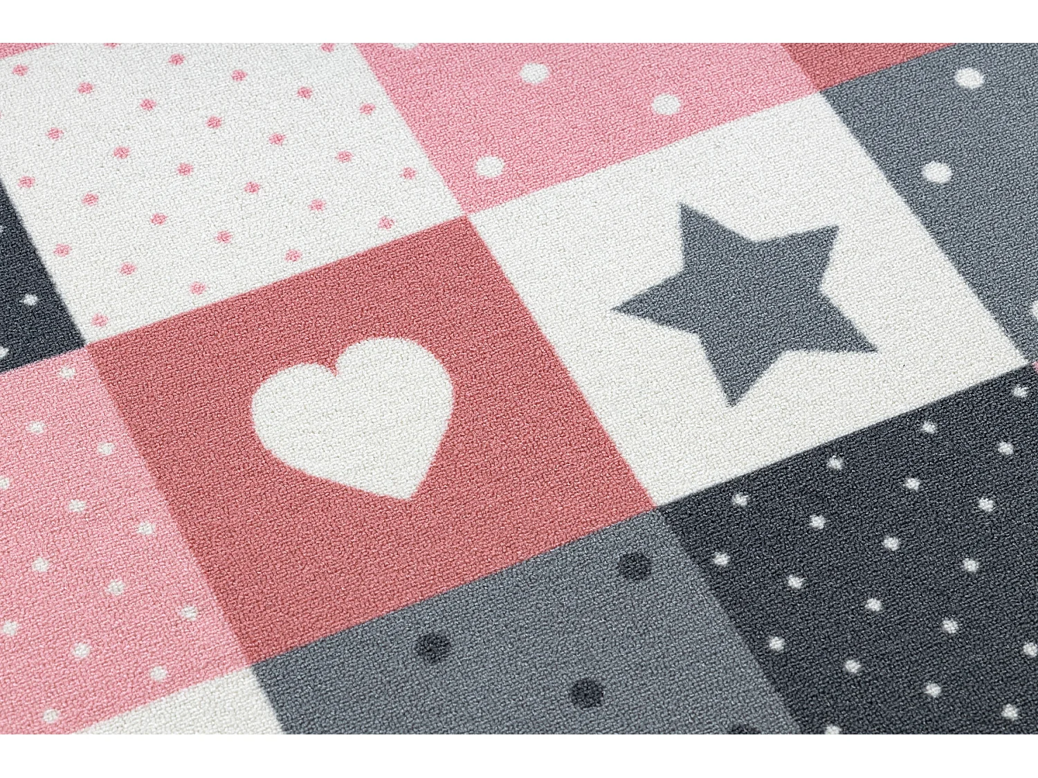Tapis pour enfants STARS étoiles / gris 300x600 cm