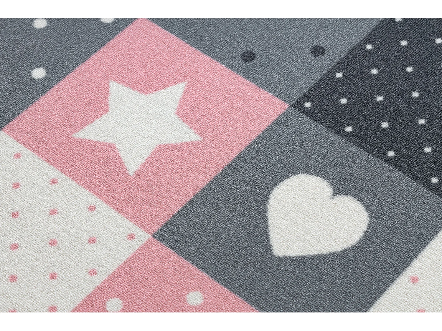 Tapis pour enfants STARS étoiles / gris 400x600 cm