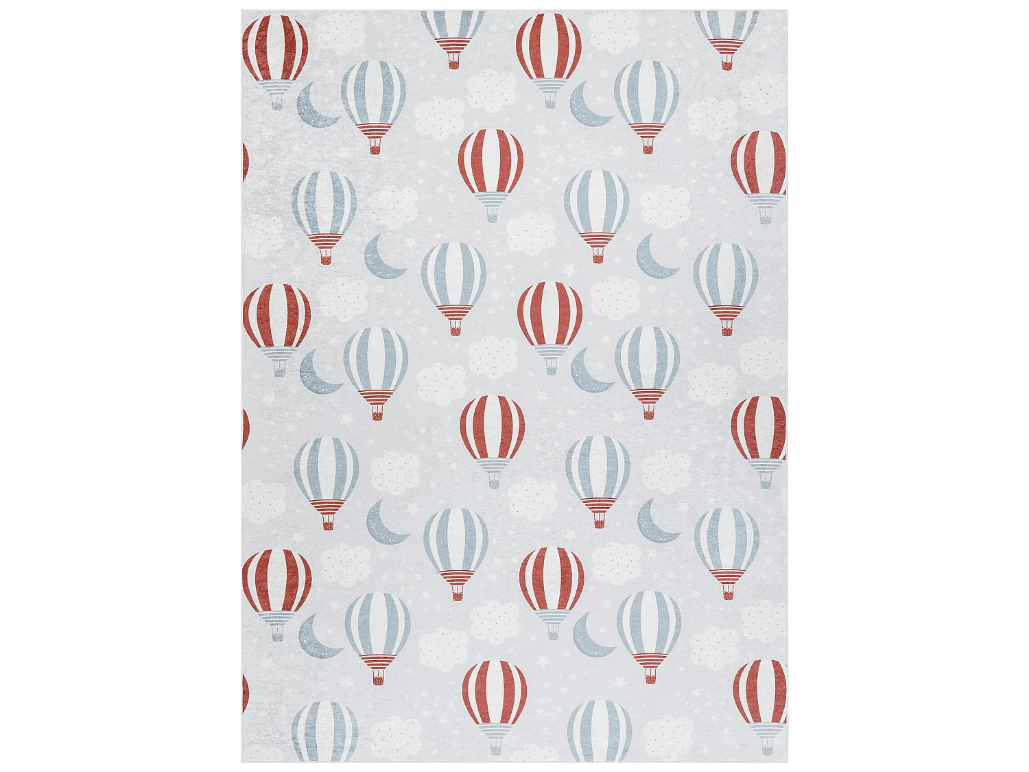 Tapis lavable BAMBINO 1349 Ballons, nuages pour les enfants antidérap 160x220 cm