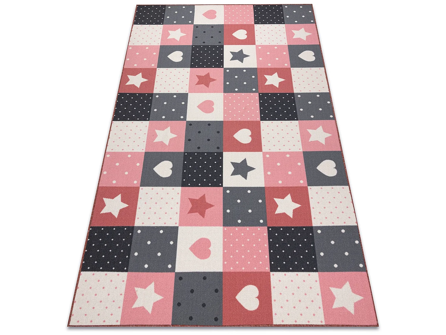Tapis pour enfants STARS étoiles / gris 400x400 cm