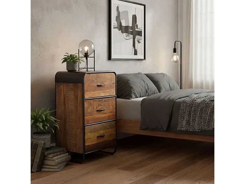 REPLAY - Chiffonnier 3 Tiroirs Aspect Vieilli