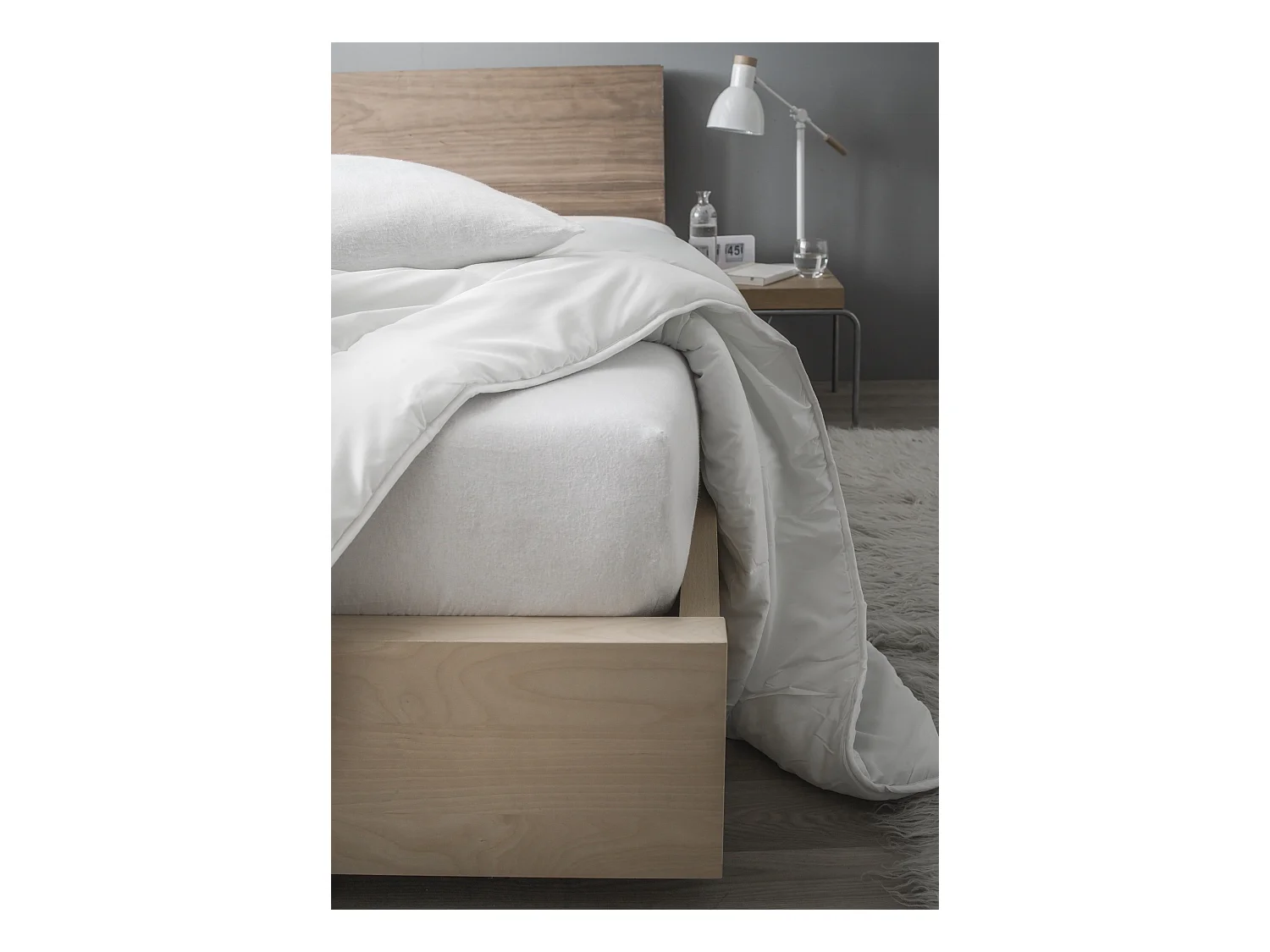 Couette 4 saisons 240 x 260 cm400g Microfibre et Polyester recyclé