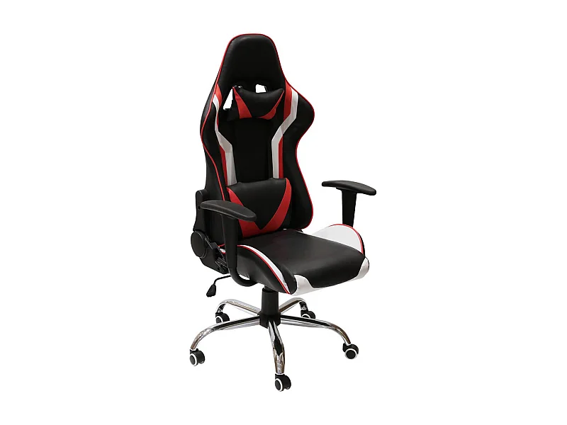 GAMING - Fauteuil de Bureau avec Piétement Chromé