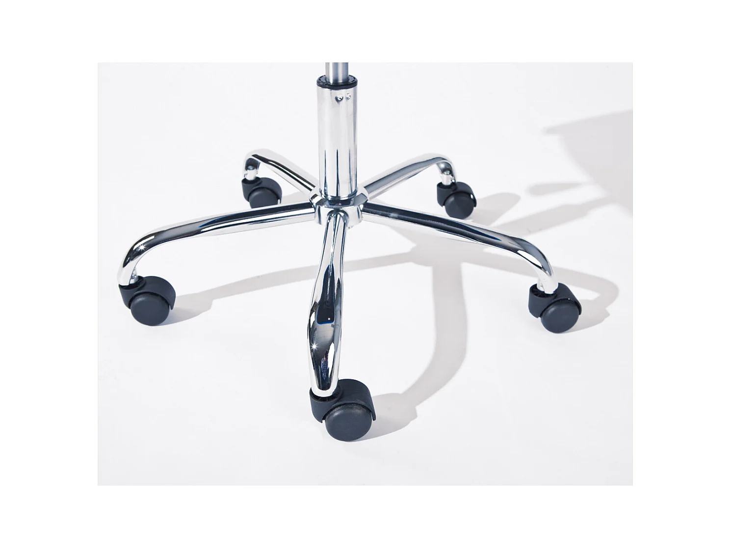 CLIDE BLEU - Fauteuil de bureau bleu pour enfant avec roulettes