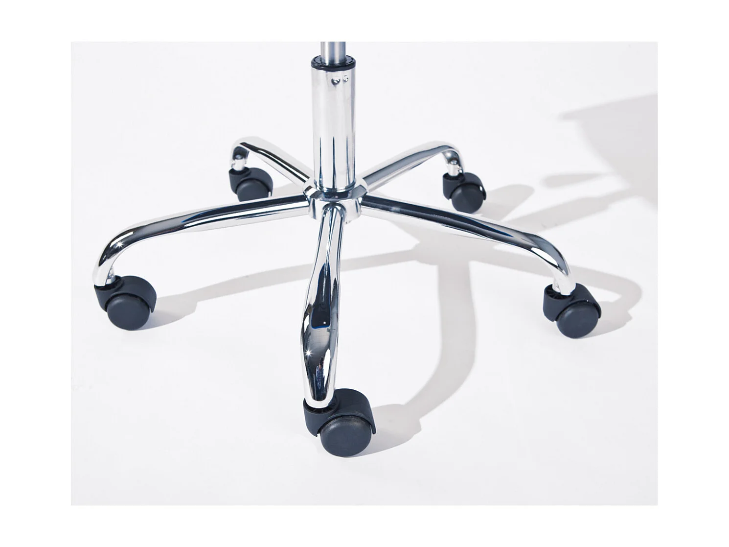 CLIDE BLEU - Fauteuil de bureau bleu pour enfant avec roulettes