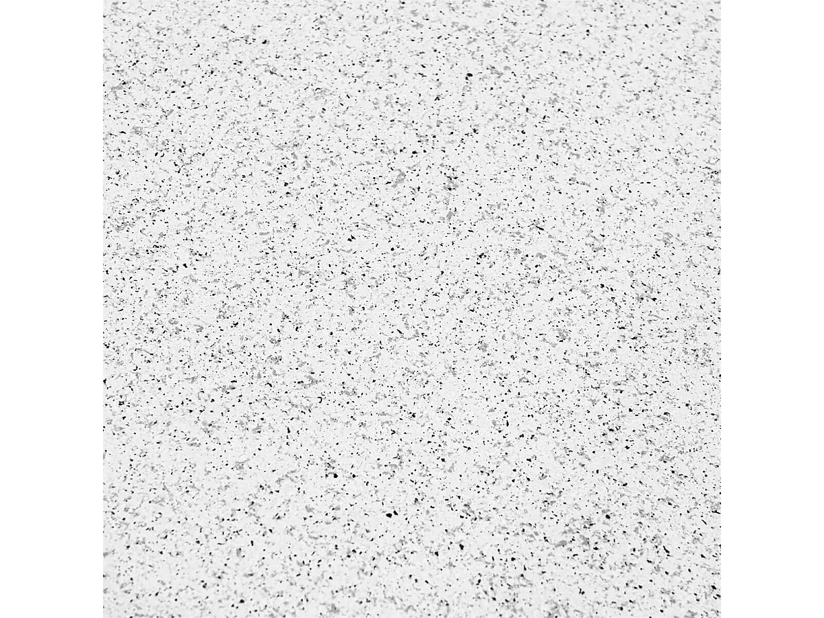 GRACY - Lot de 2 Tables Gigognes Plateaux Effet Granit Blanc