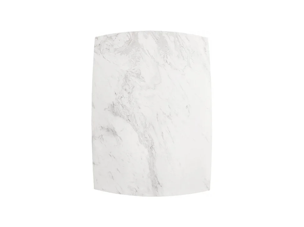 Table extensible 120 à 179 cm céramique blanc marbré - FLORIDA