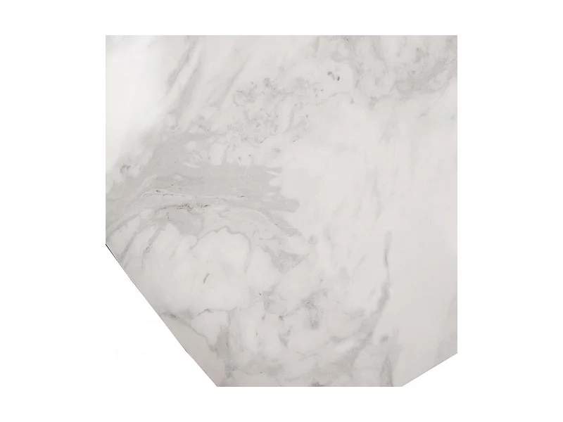 Table extensible 120 à 179 cm céramique blanc marbré - FLORIDA