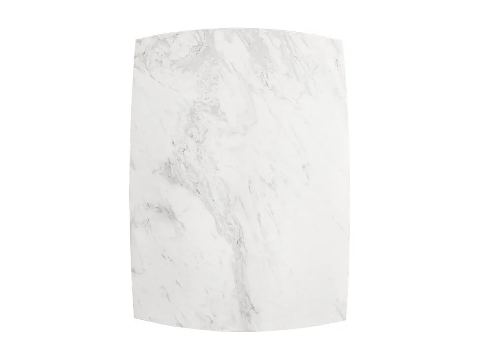 Table extensible 120 à 179 cm céramique blanc marbré - FLORIDA