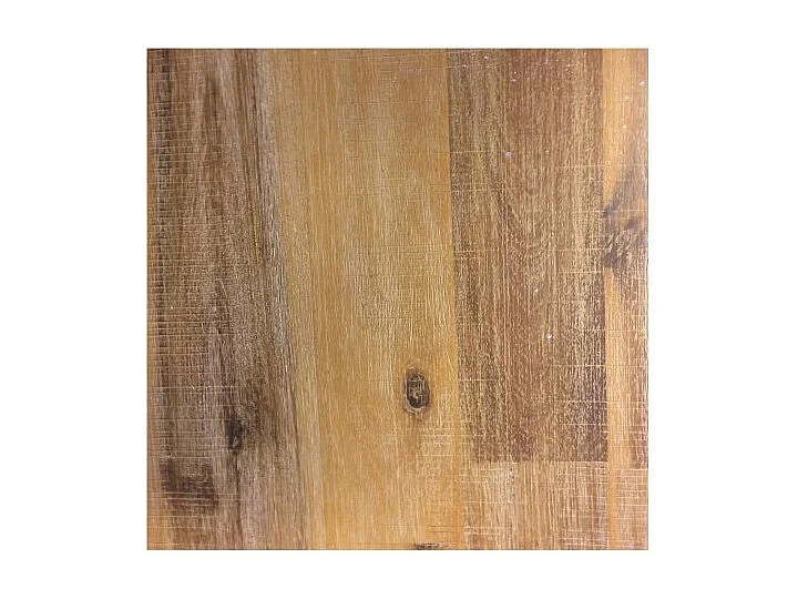 Table extensible 200 à 250 cm en bois d'acacia et métal - WORKSHOP