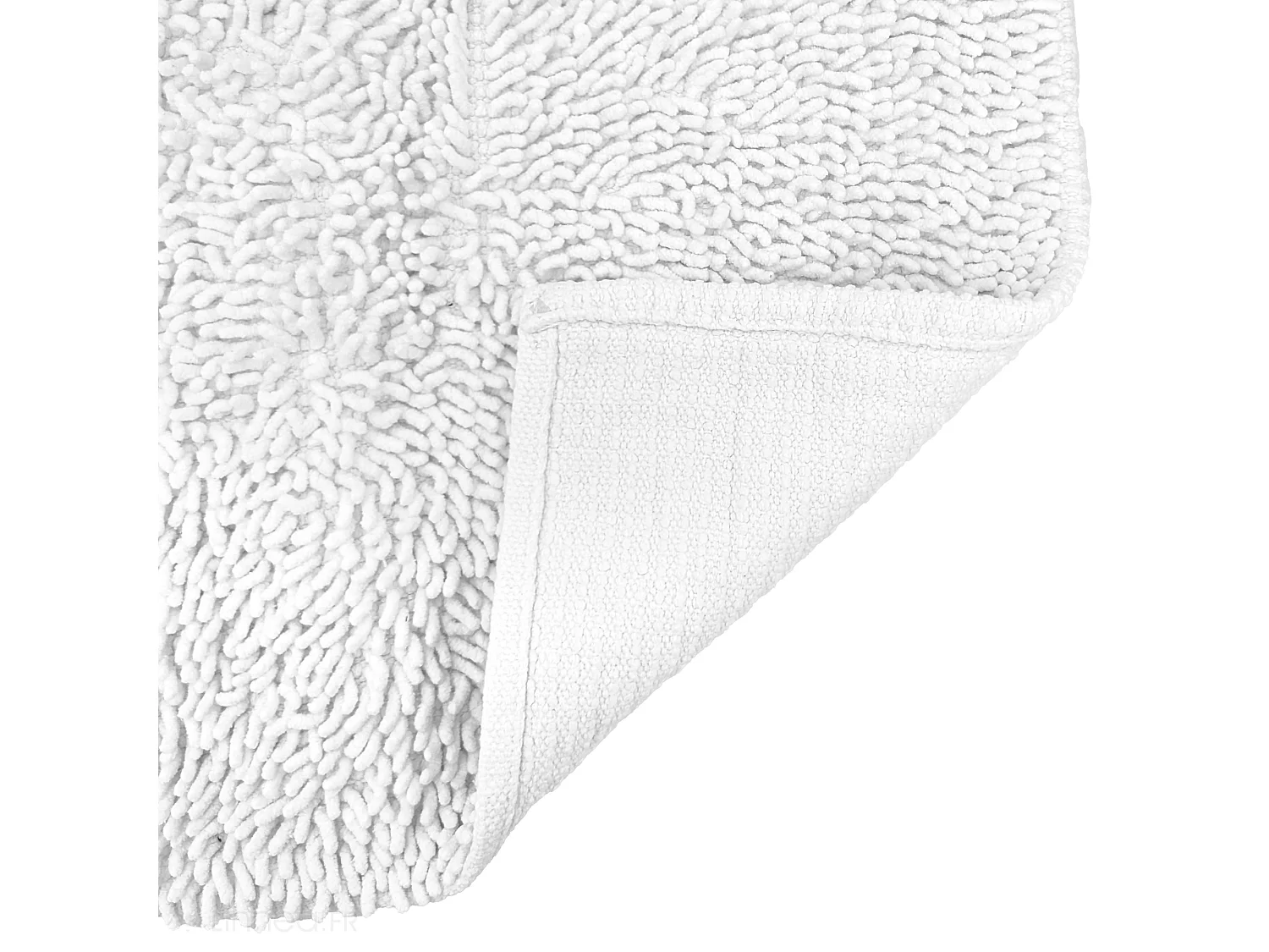 Tapis de bain 50x80 cm CHENILLE Blanc 1800 g/m2