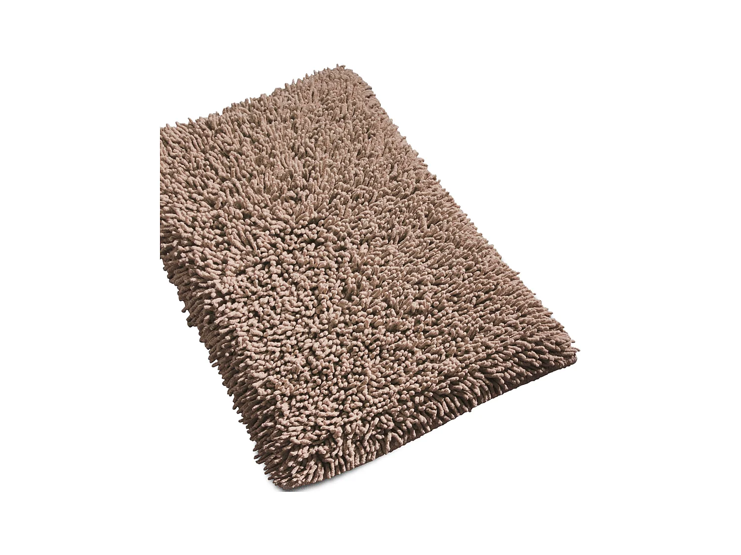 Tapis de bain 50x80 cm CHENILLE Taupe 1800 g/m2