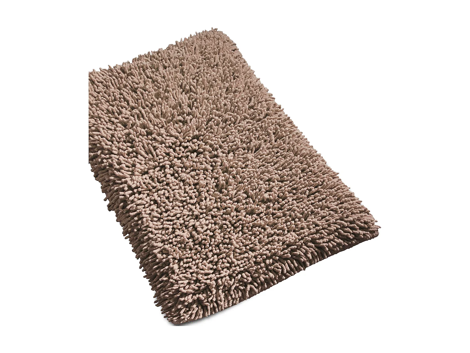 Tapis de bain 50x80 cm CHENILLE Taupe 1800 g/m2